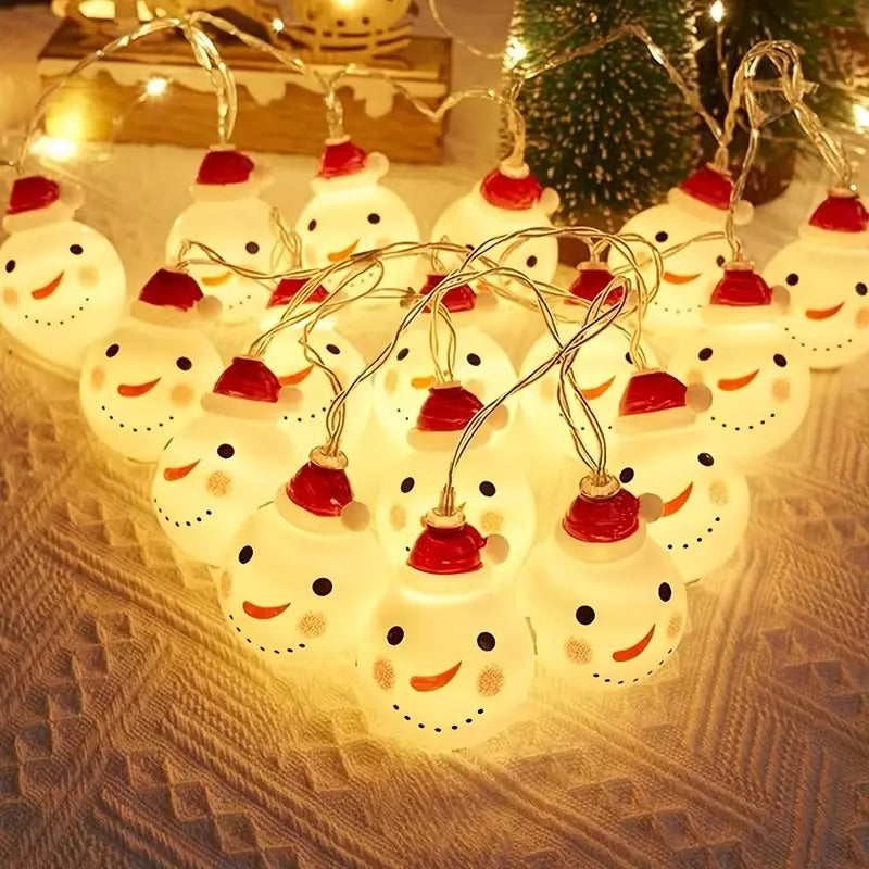 3D Decorative Snowman String Light (3m)