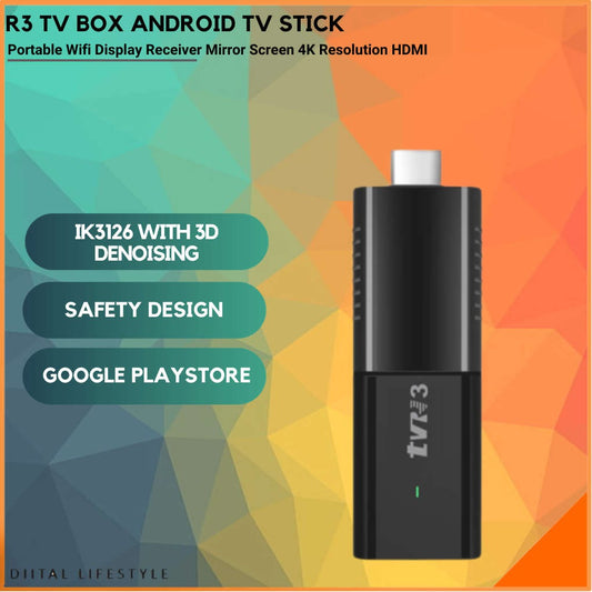 TVR3+ TV Stick 8K Android 14.0 Google TV