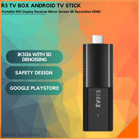 TVR3+ TV Stick 8K Android 14.0 Google TV