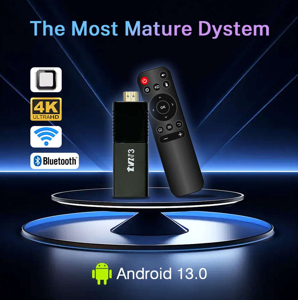 TVR3+ TV Stick 8K Android 14.0 Google TV