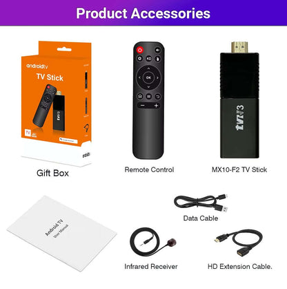 TVR3+ TV Stick 8K Android 14.0 Google TV