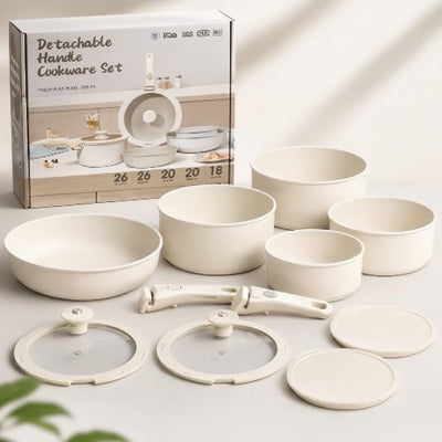 Detachable Handle Cookware Set