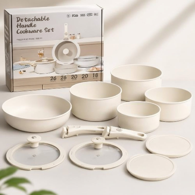 Detachable Handle Cookware Set