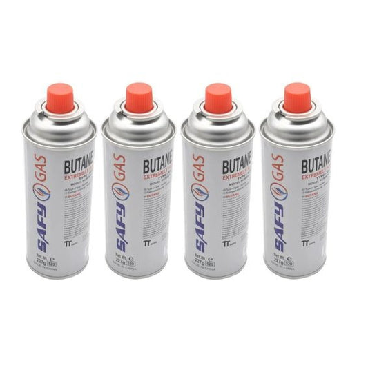 Pack of 4 - SAFY GAS - Butane Canisters 227g