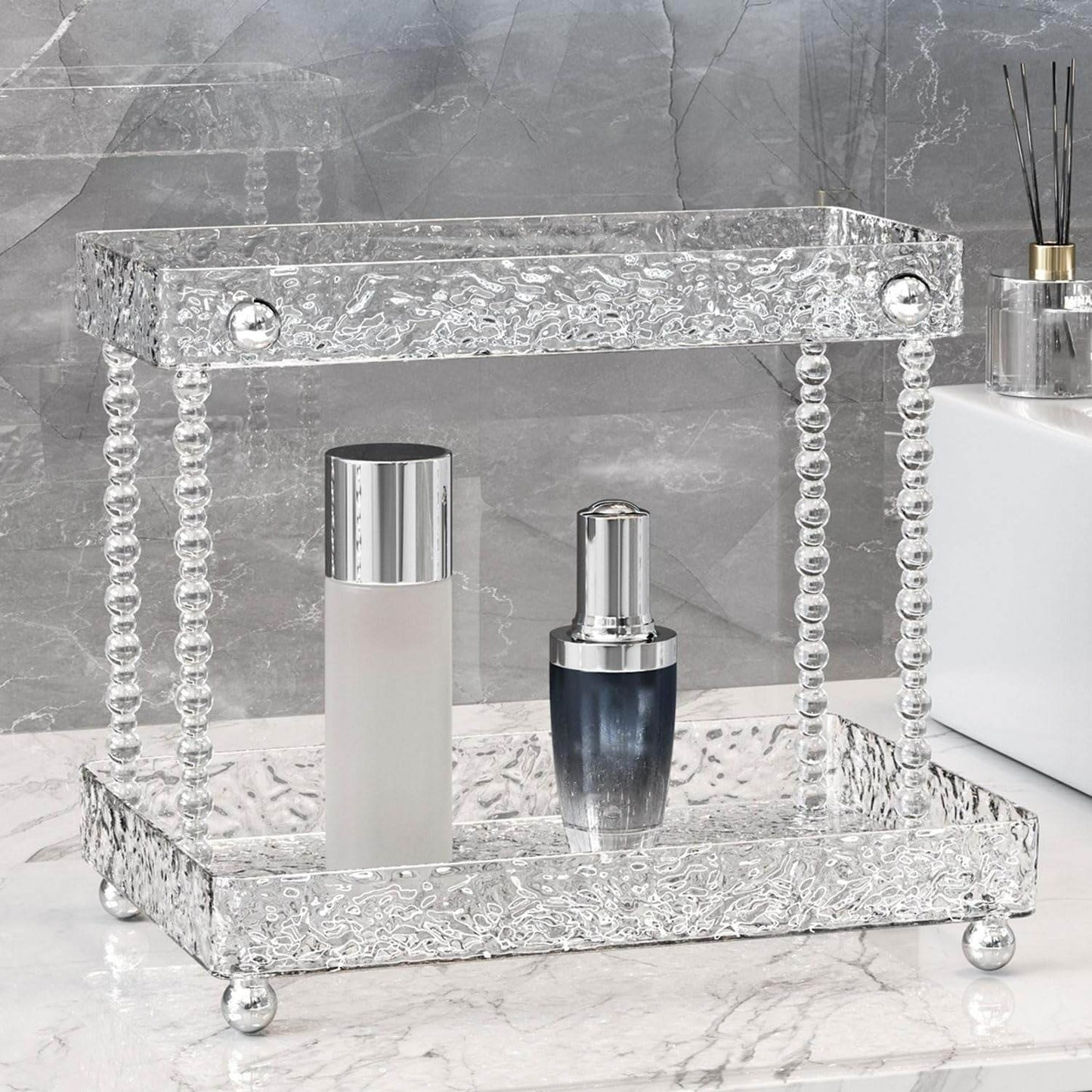 Bathroom Make-Up Organiser (2 Tier)