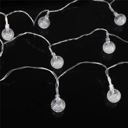 Battery Operated Tiny Balls String Lights (20L)(3M)(Yellow)