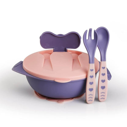 Dr Gym Baby Bowl BPA FREE With Spoon And Fork - DMC Wholesale