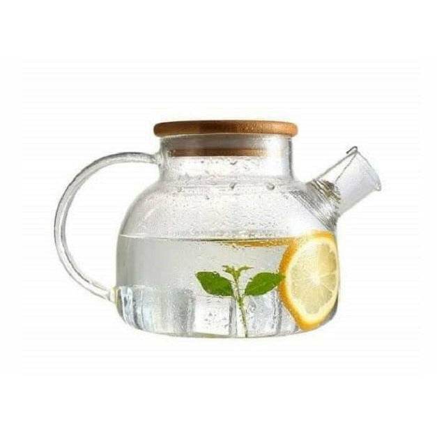 Elegant High Borosilicate Glass Water Jug (1.5L)