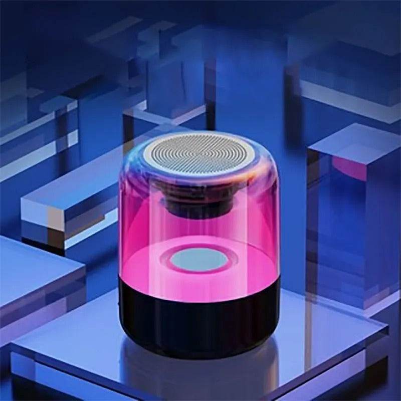 Clear Cube Bluetooth LED Light Speaker