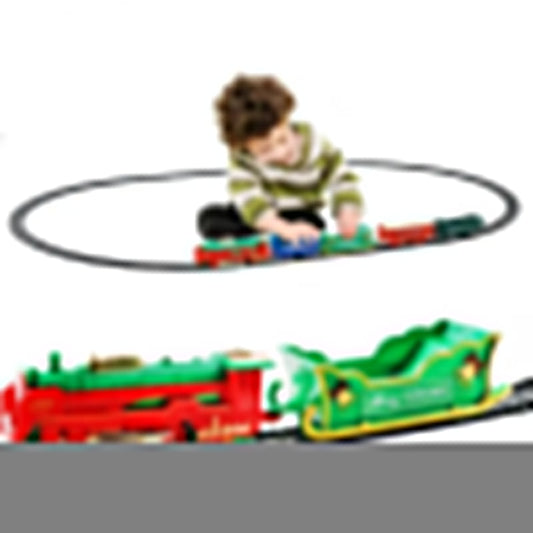 Christmas Electric Construction Train Track Set