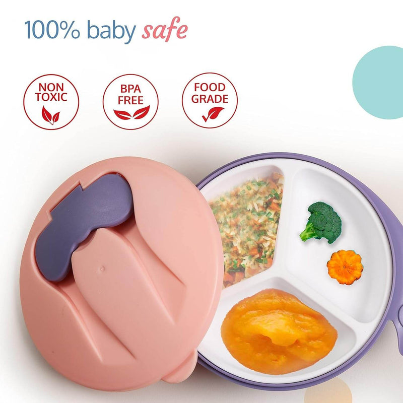 Dr Gym Baby Bowl BPA Free With Spoon And Fork