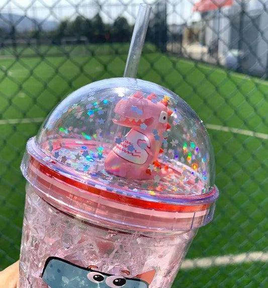 Dinosaur Travel Tumbler Cup (450ml) - DMC Wholesale