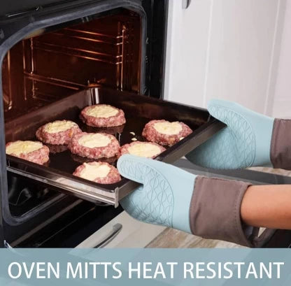 Heat‑Resistant Silicone Oven Glove