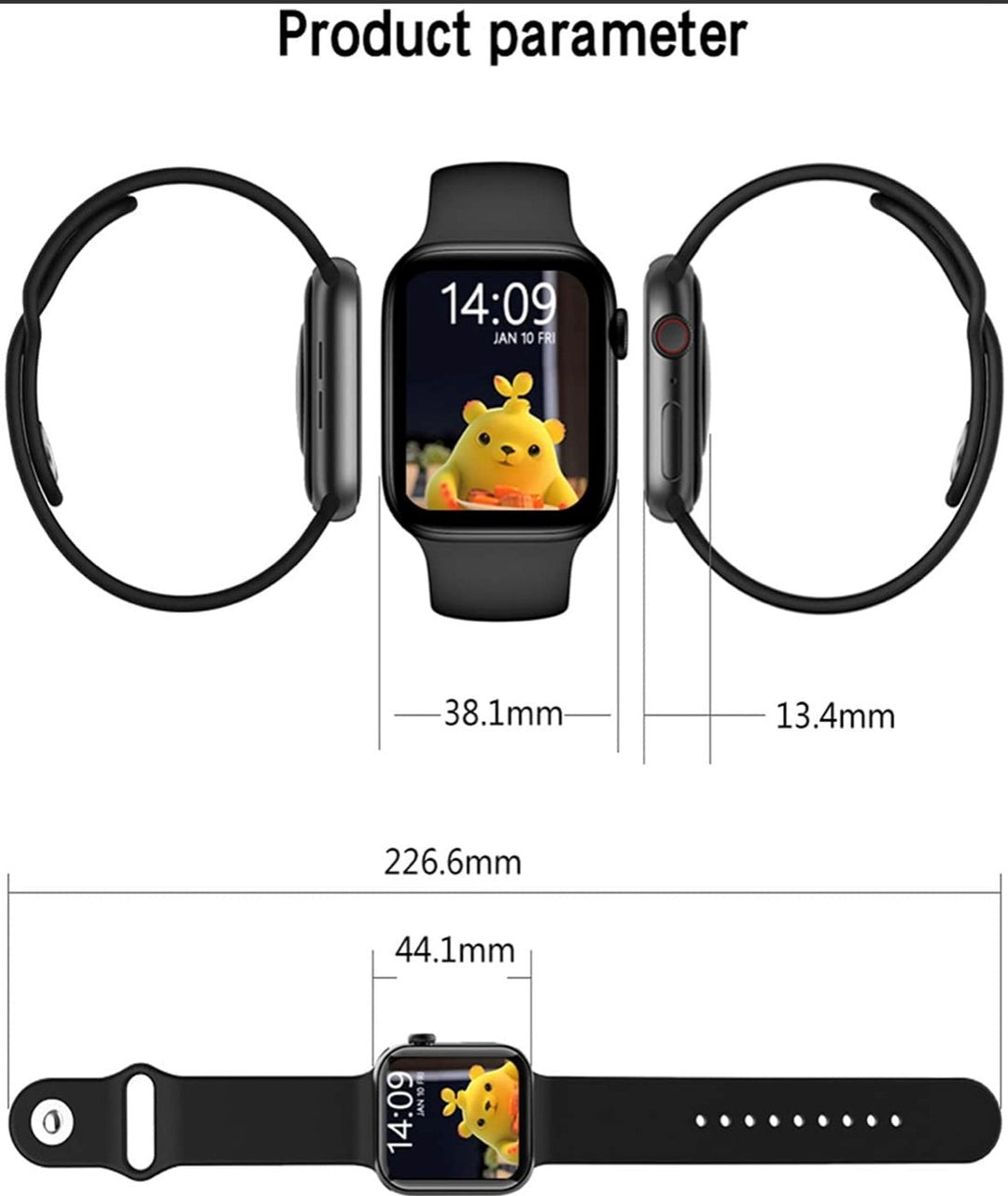 22 Pro Smartwatch (Black)