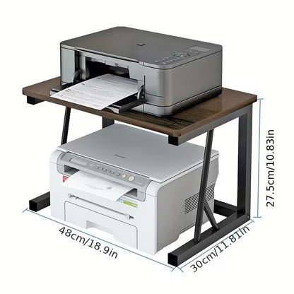 Wooden Printer Shelf Stand