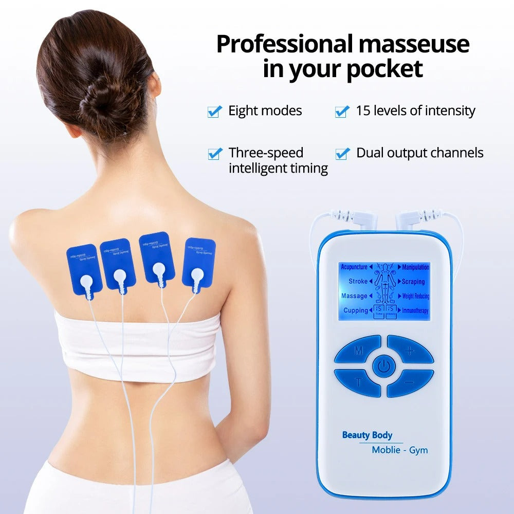 EMS Acupuncture Pulse Physiotherapy Massaging Device