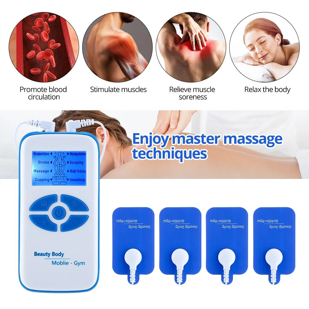 EMS Acupuncture Pulse Physiotherapy Massaging Device