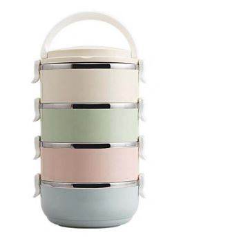 Steel Thermal Insulated Lunch Box (4 Tier)