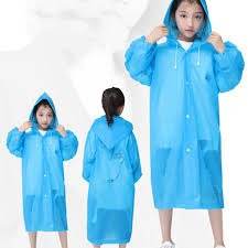 Waterproof Rain Coat For Kids (Khaki)(115x53cm)