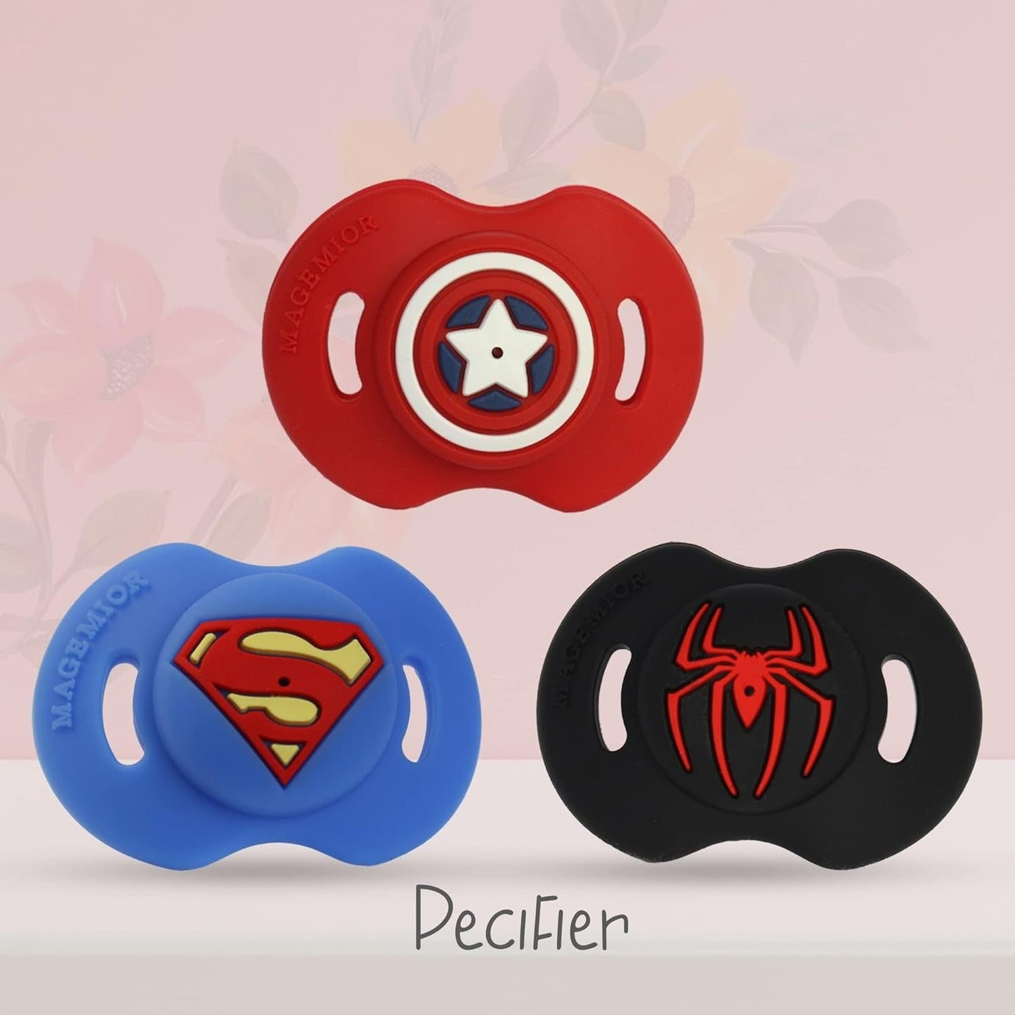 Superhero Pacifier Baby Soother With Unique Shape
