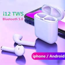 Wireless Ear pods With Charging Case (White)