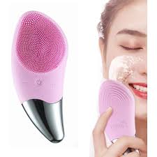 Silicone Two Tone Facial Cleansing Brush