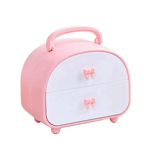 Mini Suitcase Storage Box (2 Tier) - Alt View