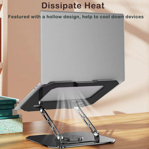 Steel Foldable Adjustable Tablet Stand - Alt View
