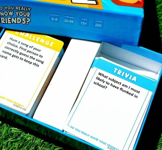 Do You Really Know Your Friends Card Game