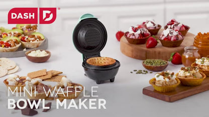 Mini Waffle Bowl Maker