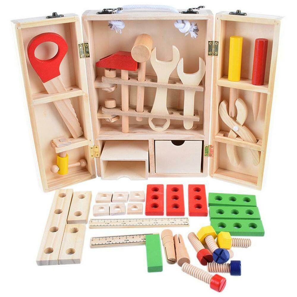 Wooden Durable Educational Tool Set For Children