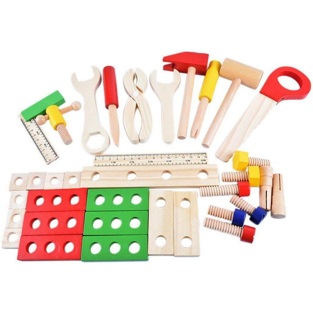 Wooden Durable Educational Tool Set For Children