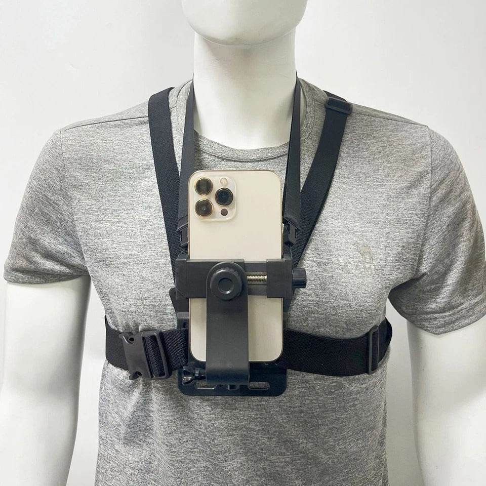 Camera Chest Harness with Adjustable Holder