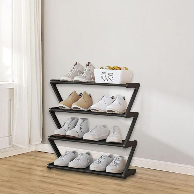 Z-Shape Shoe Stand Organizer (4 Tier)