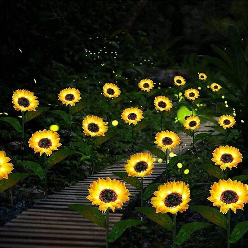 Sunflower Lawn Solar Light (2 Pcs)