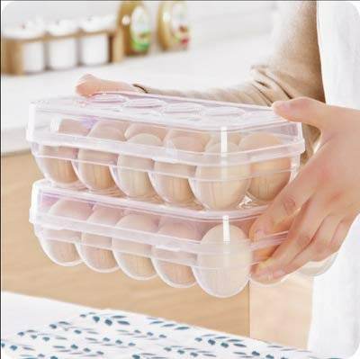 Single Layer Refrigerator Egg Storage Tray (10 Eggs)