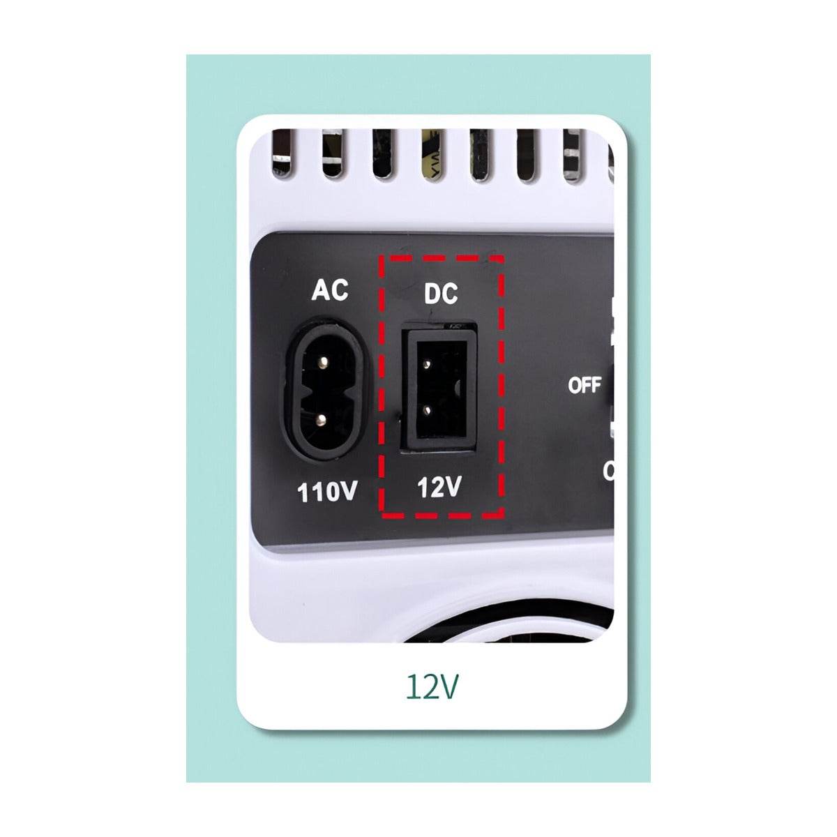 Indoor Mini Beauty Bar Fridge with LED Mirror (75W)(4L)