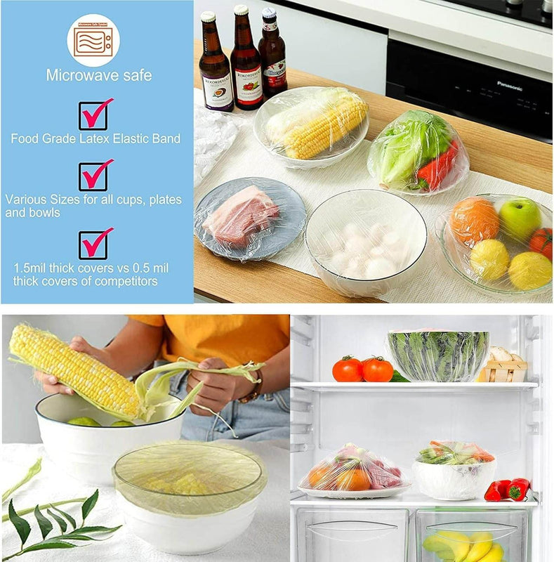 Universal Kitchen Wrap Seal Caps (Small)(100 pcs)