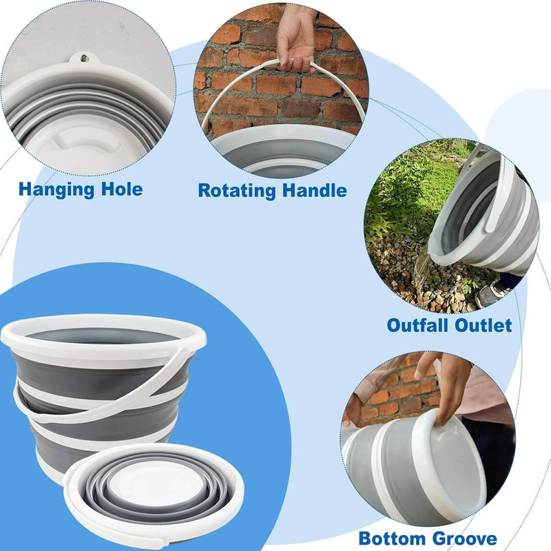 Collapsible Bucket With Handle (10L)