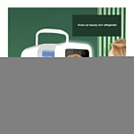 Portable Fridge with LED Mirror Light (4l)