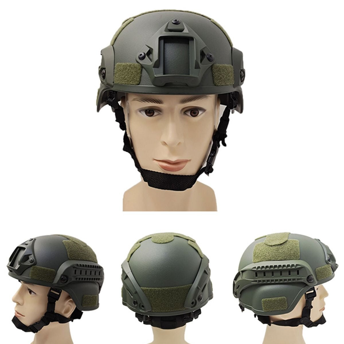 Universal Tactical Helmet with Side Rail