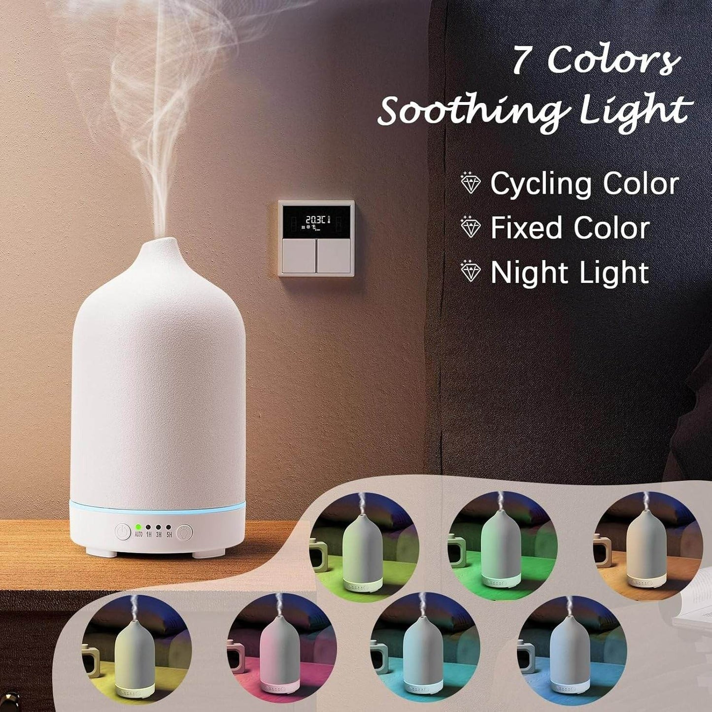 Ultrasonic Air Diffuser Aromatherapy Humidifier
