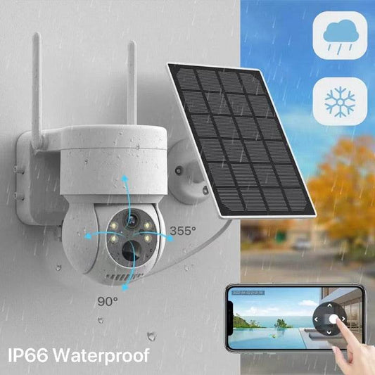 Solar Powered Smart Wi-Fi Wireless Security Camera - DMC Wholesale