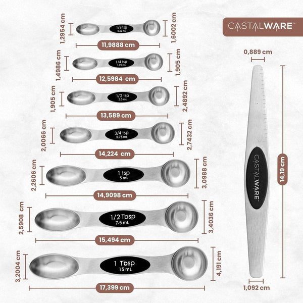 Magnetic Measuring Spoons Set