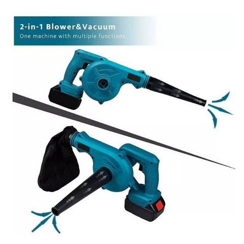 Handheld Cordless Electric Air Blower (2x48v batteries) - Alt View