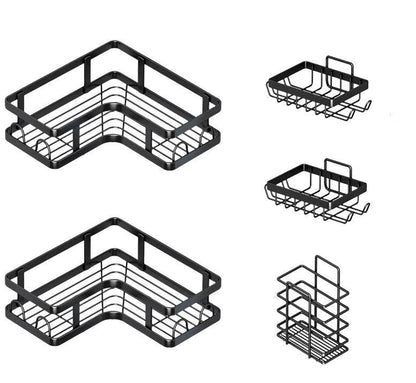 Stainless Steel Partitioned Shower Rack (5 pcs) - DMC Wholesale