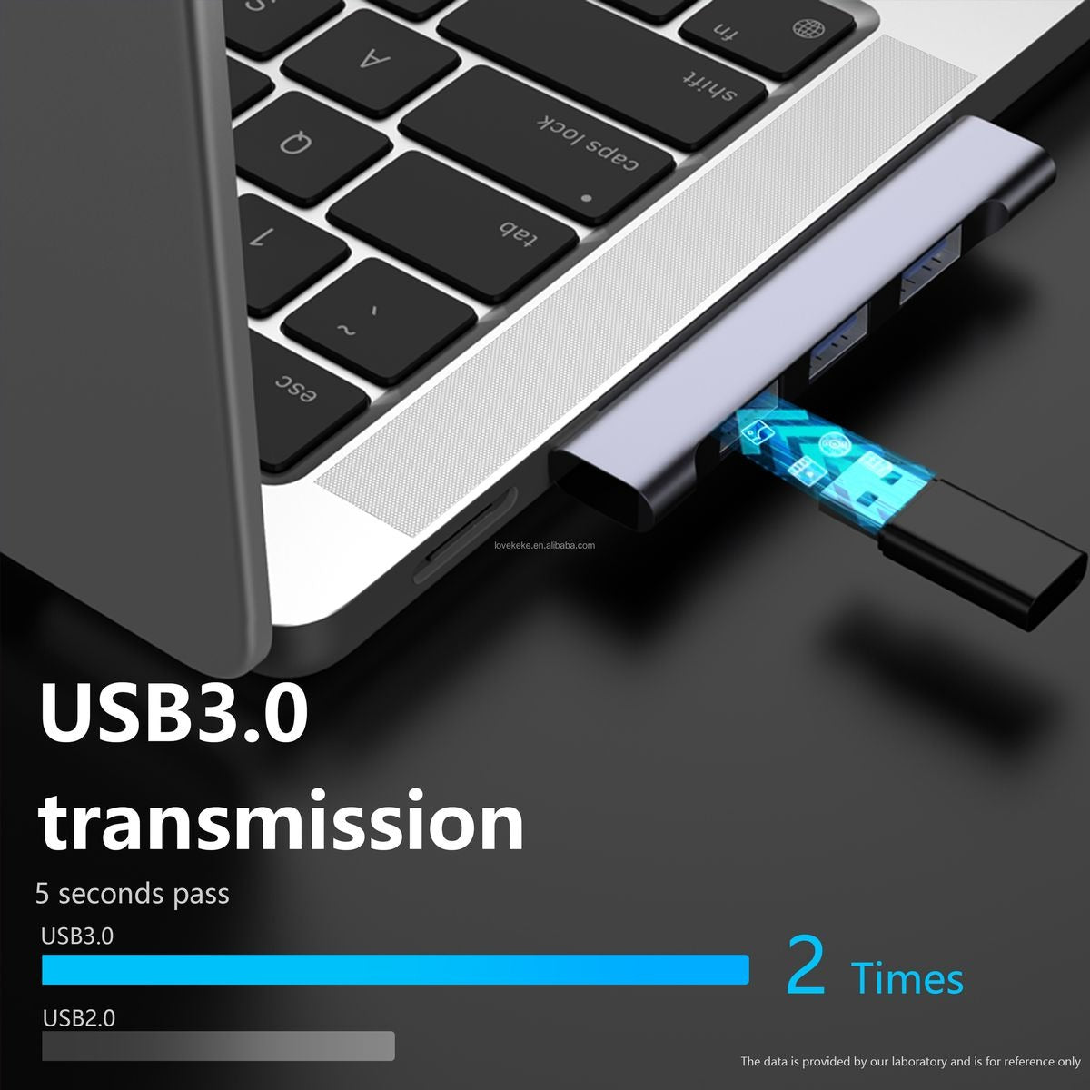 4 in 1 USB C Hub WIth 4 USB Ports