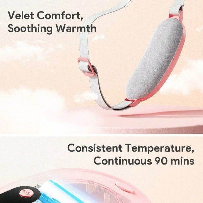 Cordless Menstrual Heating Belt With LED Smart Display