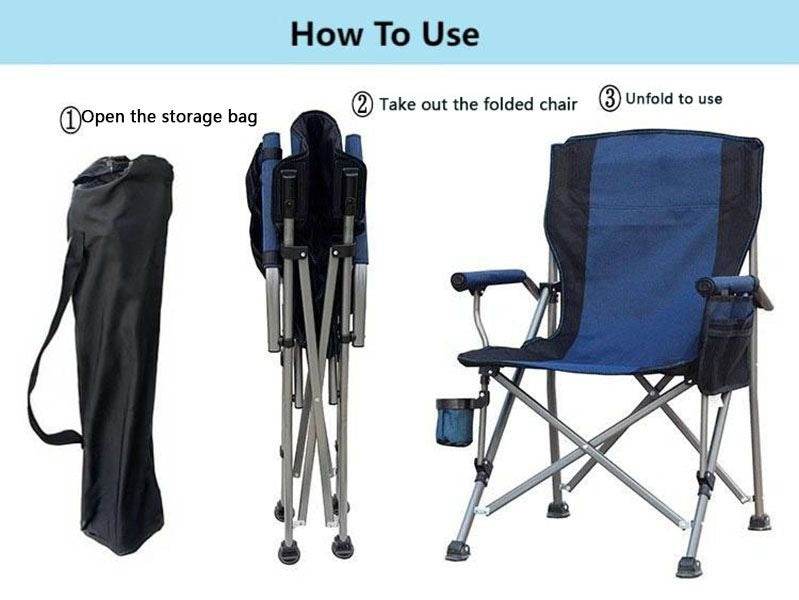 Portable Sturdy Folding Camping Chair