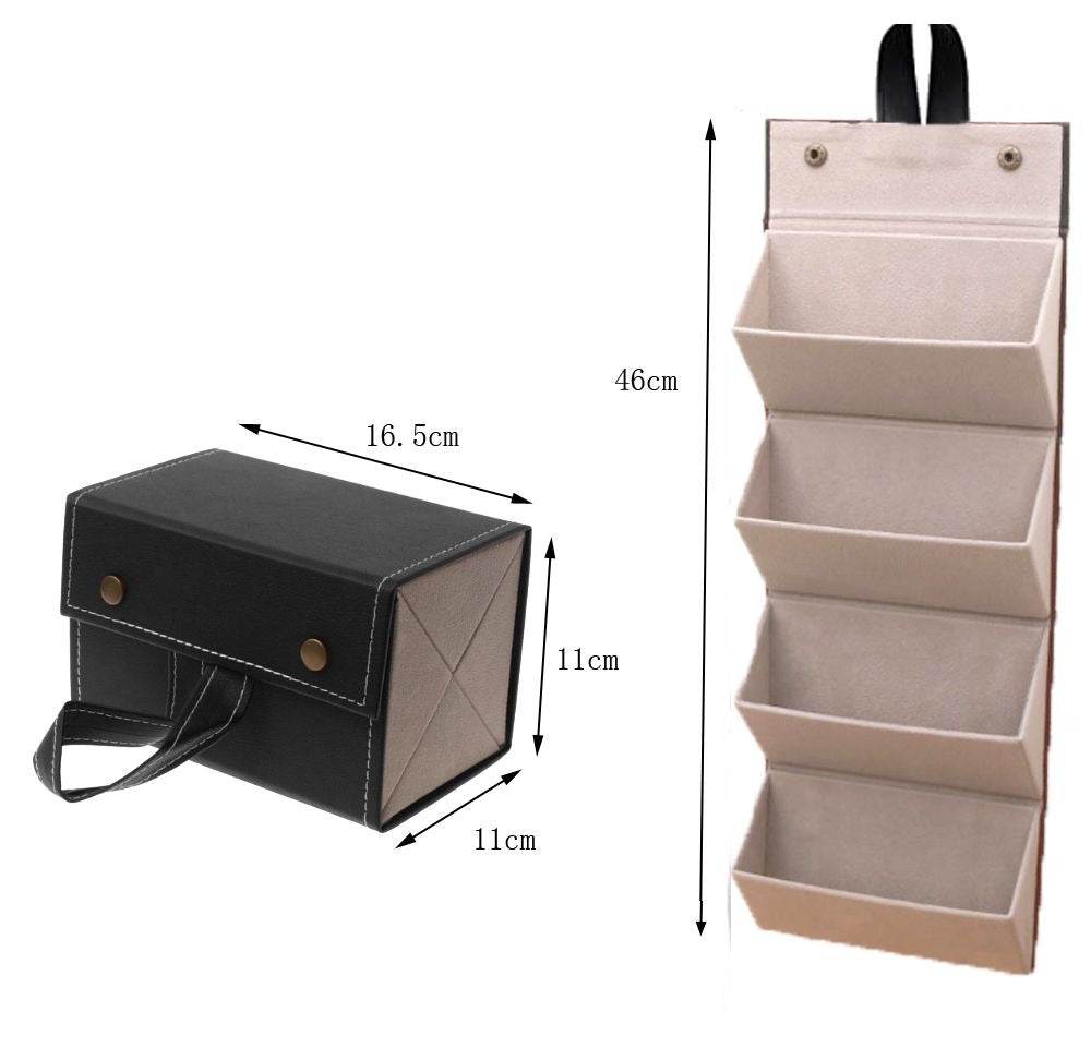 Foldable Eyeglasses Travel Organizer Case (4 Slots)